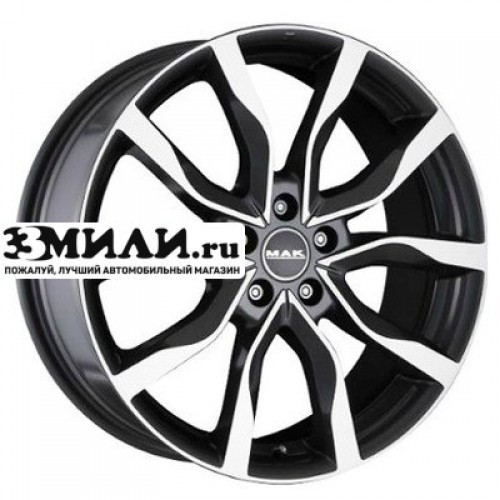Диск 8x18 5x114.3 ET40 D76 MAK Highlands Black mirror