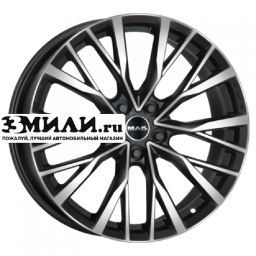 Диск 8.5x20 5x108 ET42 D63.4 MAK Kent Black mirror
