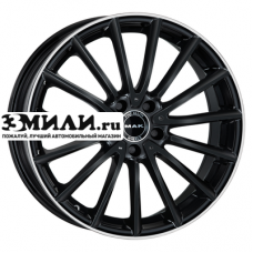 Диск 8x19 5x112 ET43 D66.6 MAK Komet Gloss Black Mirror Ring