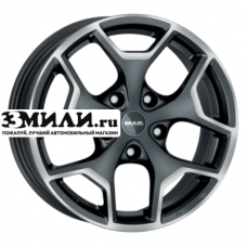 Диск 7.5x17 5x108 ET39 D72 MAK Liberty Gunmetal Mirror Face
