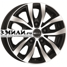 Диск 7x17 5x108 ET46 D65.1 MAK Load 5 Ice Black