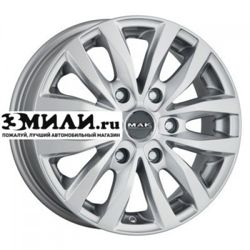 Диск 7x17 5x112 ET51 D66.6 MAK Load 5 Silver