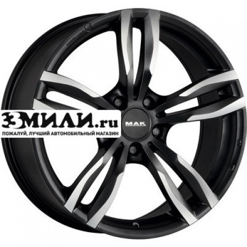 Диск 9x18 5x120 ET44 D72.6 MAK Luft Ice Black