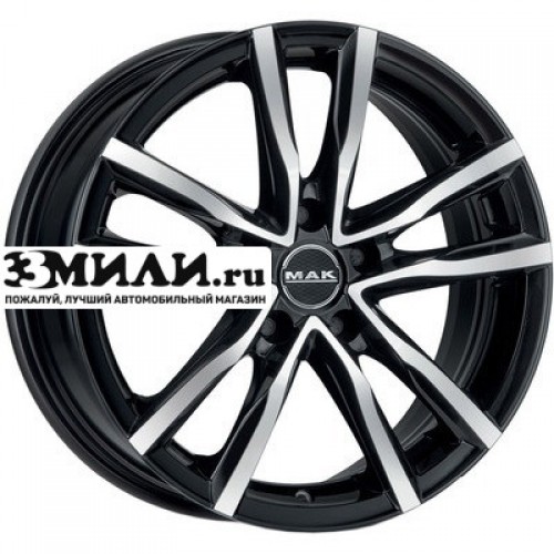 Диск 8x18 5x112 ET50 D57.1 MAK Milano Black mirror