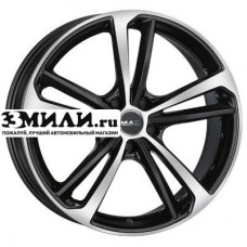 Диск 9.5x21 5x112 ET25 D66.45 MAK Nurburg Black mirror