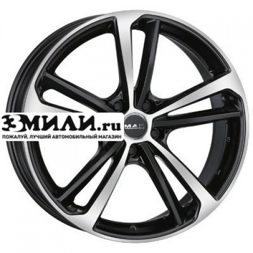 Диск 9.5x21 5x112 ET25 D66.45 MAK Nurburg Black mirror