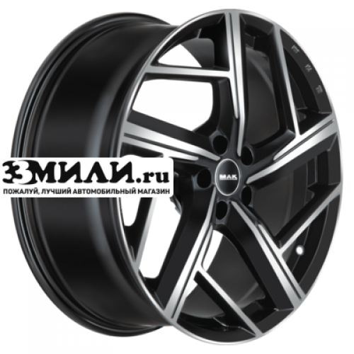 Диск 9x20 5x112 ET30 D66.45 MAK Qvattro Black mirror
