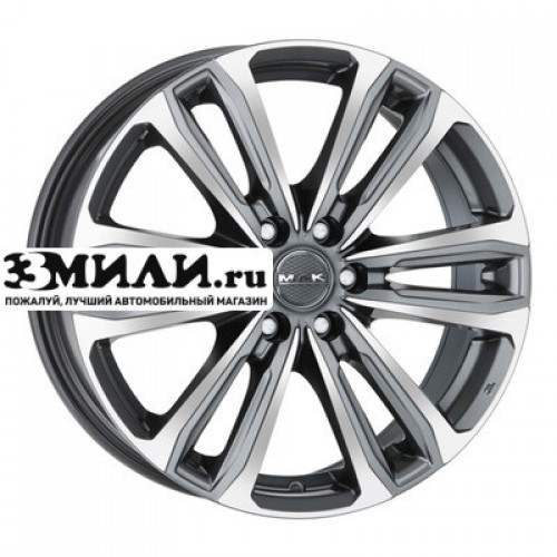 Диск 8x18 6x130 ET53 D84.1 MAK Safari 6 Gunmetal Mirror Face