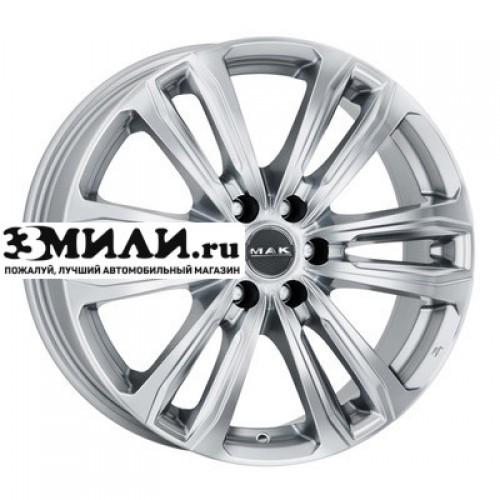 Диск 8x18 6x139.7 ET30 D100.1 MAK Safari 6 Silver