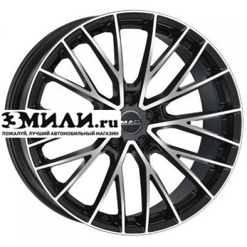 Диск 8.5x20 5x112 ET45 D66.6 MAK Speciale Black mirror
