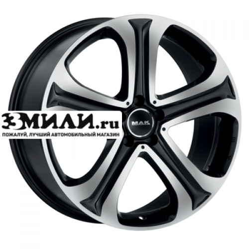 Диск 9.5x20 5x112 ET55 D66.6 MAK Spitze Black mirror