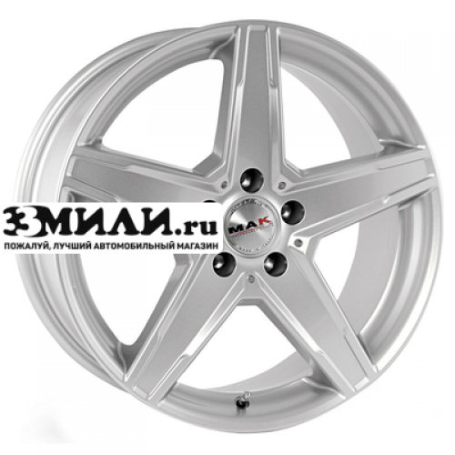 Диск 9x18 5x112 ET25 D66.6 MAK Stern Silver