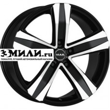 Диск 7.5x17 5x130 ET45 D71.6 MAK Stone 5 W Black mirror