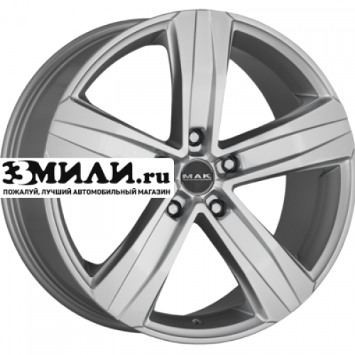 Диск 7.5x17 5x112 ET55 D66.6 MAK Stone 5 W Silver