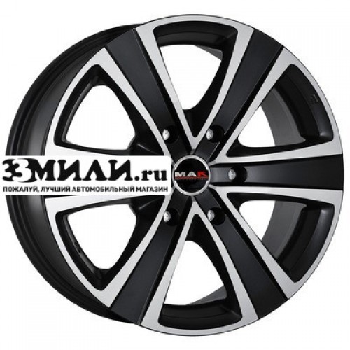 Диск 7.5x18 5x108 ET45 D63.4 MAK Stone 5 Black mirror