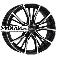 Диск 8.5x20 5x112 ET20 D66.45 MAK Union Black mirror