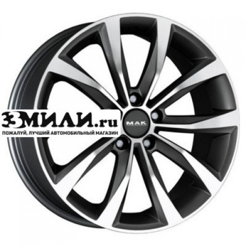 Диск 7.5x17 5x112 ET47 D57.1 MAK Wolf Gunmetal Mirror Face