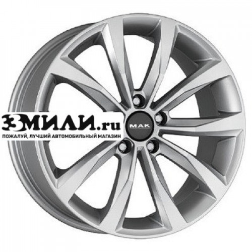 Диск 7.5x18 5x114.3 ET38 D76 MAK Wolf Silver