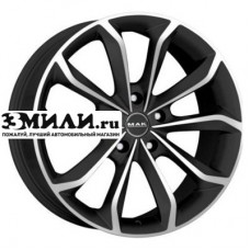 Диск 8.5x20 5x108 ET45 D72 MAK Xenon Ice Black