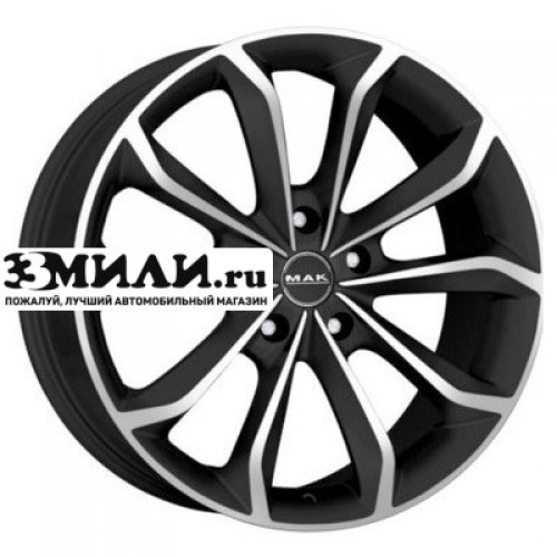 Диск 8.5x20 5x108 ET45 D72 MAK Xenon Ice Black