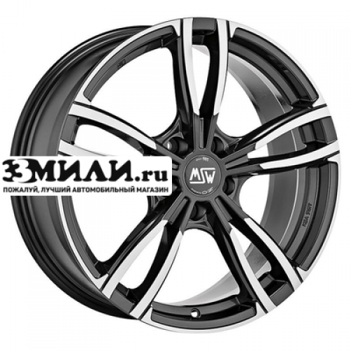 Диск 9x19 5x112 ET44 D73 MSW 73 Gloss Dark Grey