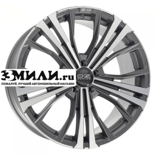 Диск 9.5x20 5x112 ET52 D79 OZ Cortina Matt Dark Graphite Diamond Cut
