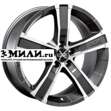 Диск 8x18 5x114.3 ET35 D79 OZ Sahara 5 Matt Graphite Diamond Cut