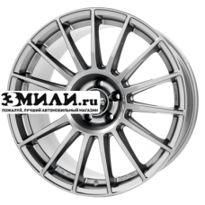 Диск 9.5x21 5x130 ET55 D71.6 OZ Superturismo Dakar Matt Graphite + Silver Lettering