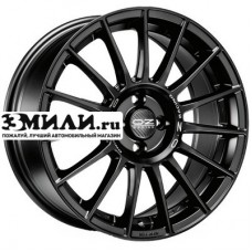Диск 8.5x19 5x112 ET30 D75 OZ Superturismo LM Matt Black Silver Lettering