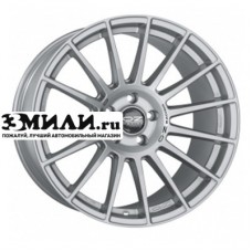 Диск 8x18 5x112 ET35 D75 OZ Superturismo LM Matt Race Silver + Black Lettering