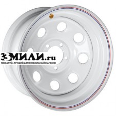 Диск 8x16 5x114.3 ET-19 D84 Off-Road Wheels Jeep белый