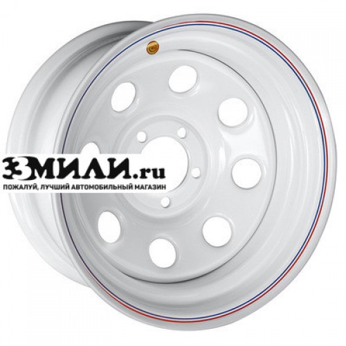 Диск 8x16 5x114.3 ET-19 D84 Off-Road Wheels Jeep белый