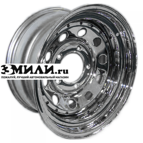 Диск 8x17 5x127 ET0 D75 Off-Road Wheels Jeep хромированный