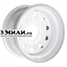 Диск 8x16 5x165.1 ET-24 D125 Off-Road Wheels Ленд Ровер белый