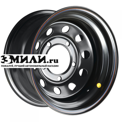 Диск 8x16 5x165.1 ET-24 D125 Off-Road Wheels Ленд Ровер черный