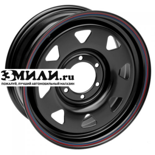 Диск 7x15 6x139.7 ET0 D110 Off-Road Wheels Тойота Ниссан Черный