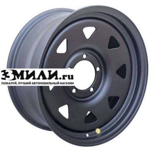 Диск 8x18 5x139.7 ET20 D110 Off-Road Wheels УАЗ, ГАЗ Соболь, Dodge Ram 1500 Черный матовый