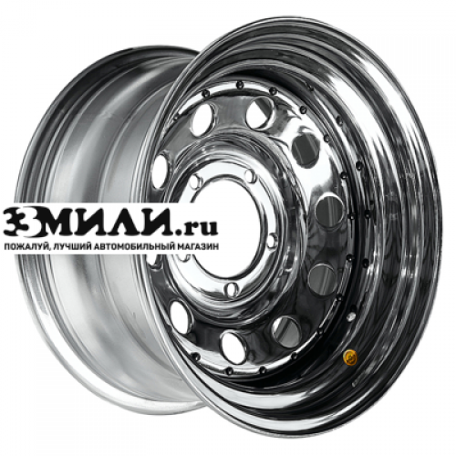 Диск 8x16 5x139.7 ET-19 D110 Off-Road Wheels УАЗ хромированный