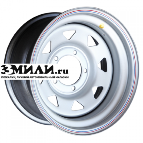 Диск 8x16 5x139.7 ET-19 D110 Off-Road Wheels УАЗ (треуг. мелкий) серебристый