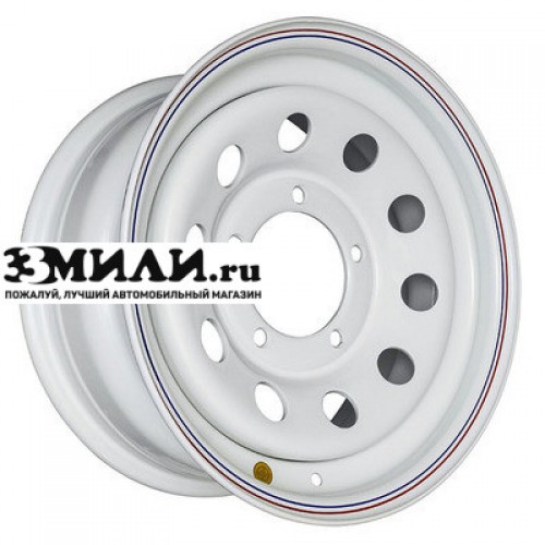 Диск 10x16 5x139.7 ET-44 D110 Off-Road Wheels УАЗ белый