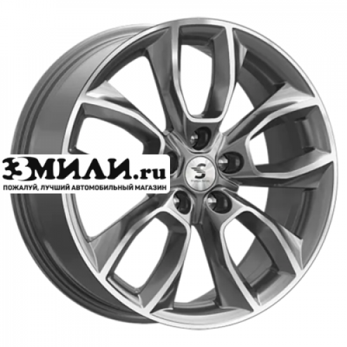 Диск 7x18 5x112 ET43 D57.1 Premium Series КР001 (Kodiaq) Diamond Gloss Graphite