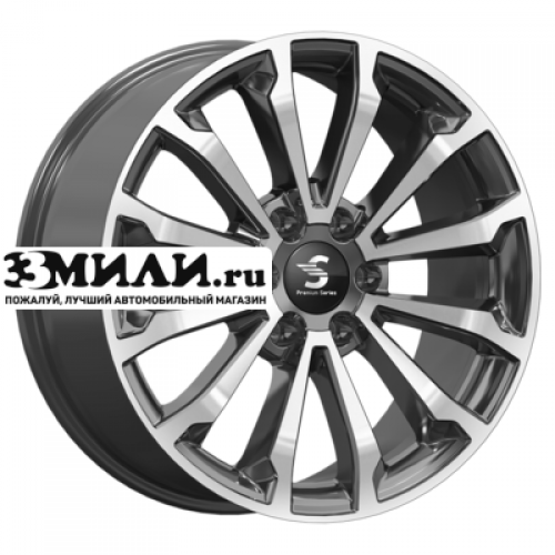 Диск 8.5x20 6x139.7 ET33 D100.1 Premium Series КР006 (TANK 500) Diamond Black Gris