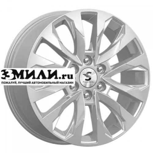 Диск 8x20 6x139.7 ET38 D67.1 Premium Series КР007 (Pajero Sport) Elite Silver