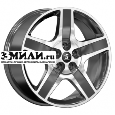 Диск 8.5x20 5x112 ET34 D57.1 Premium Series КР008 (Teramont) Diamond Black Gris