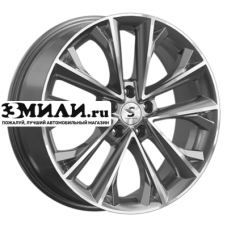 Диск 7x18 5x114.3 ET37 D66.6 Premium Series КР012 (Jolion) Diamond Gloss Graphite