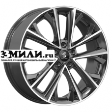 Диск 7x18 5x108 ET33 D60.1 Premium Series КР012 (Tiggo 7 Pro) Diamond Black Gris