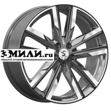 Диск 8x20 5x108 ET46 D63.35 Premium Series КР014 (Geely Tugella) Diamond Gloss Graphite