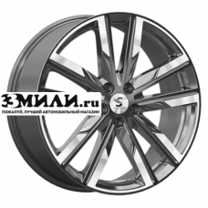 Диск 8x20 5x112 ET41 D57.1 Premium Series КР014 (Tiguan) Diamond Gloss Graphite