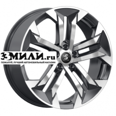 Диск 7.5x19 5x108 ET36 D65.1 Premium Series КР015 (Exeed TXL/VX) Diamond Black Gris