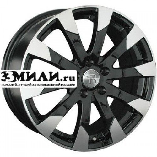 Диск 7.5x17 5x108 ET55 D63.3 Replay LR33 BKF Диск 7.5x17 5x108 ET55 D63.3 Replay LR33 BKF